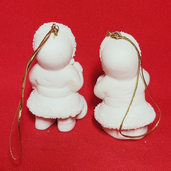 Christmas Ornament Arctic Kids of Alaska Snow Babies Baby Holding Seal and Dog S - Picture 4 of 10